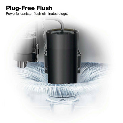 Extra Tall Highline Arc Complete Solution 2-piece 1.28 GPF Single Flush Elongated Toilet in White (Seat Included) 78305-0