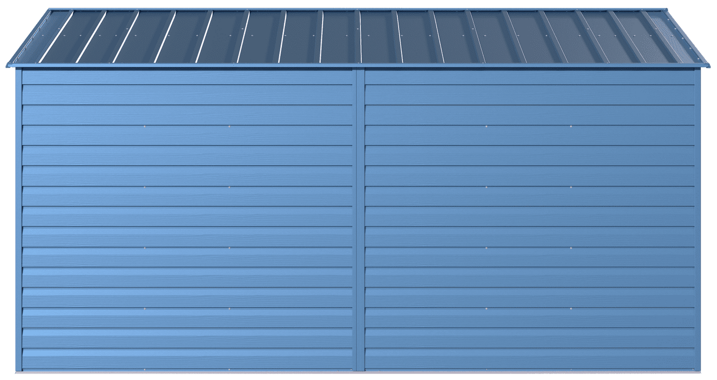 Arrow Select Steel Storage Shed, 10x14, Blue Grey