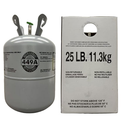 25LB R449A R-449A Freon Refrigerant Gas