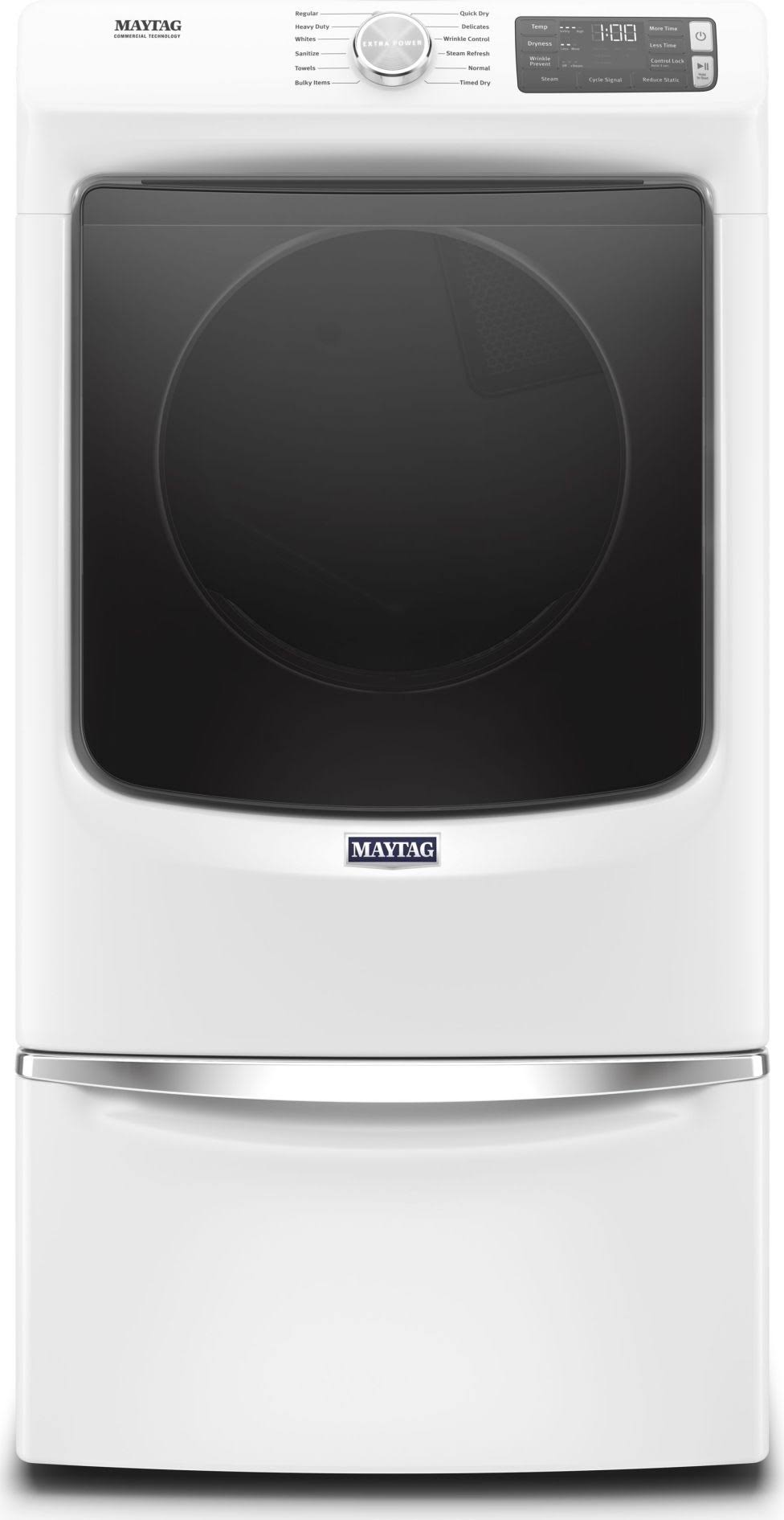 MED6630HW Front-Loading Electric Dryer - White